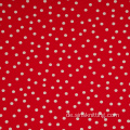 100% Rayon Stoff Bedruckter Polka Dot Viskose Stoff